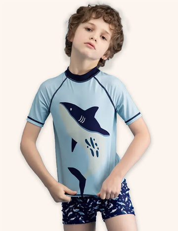 Shark Printed Swimsuit